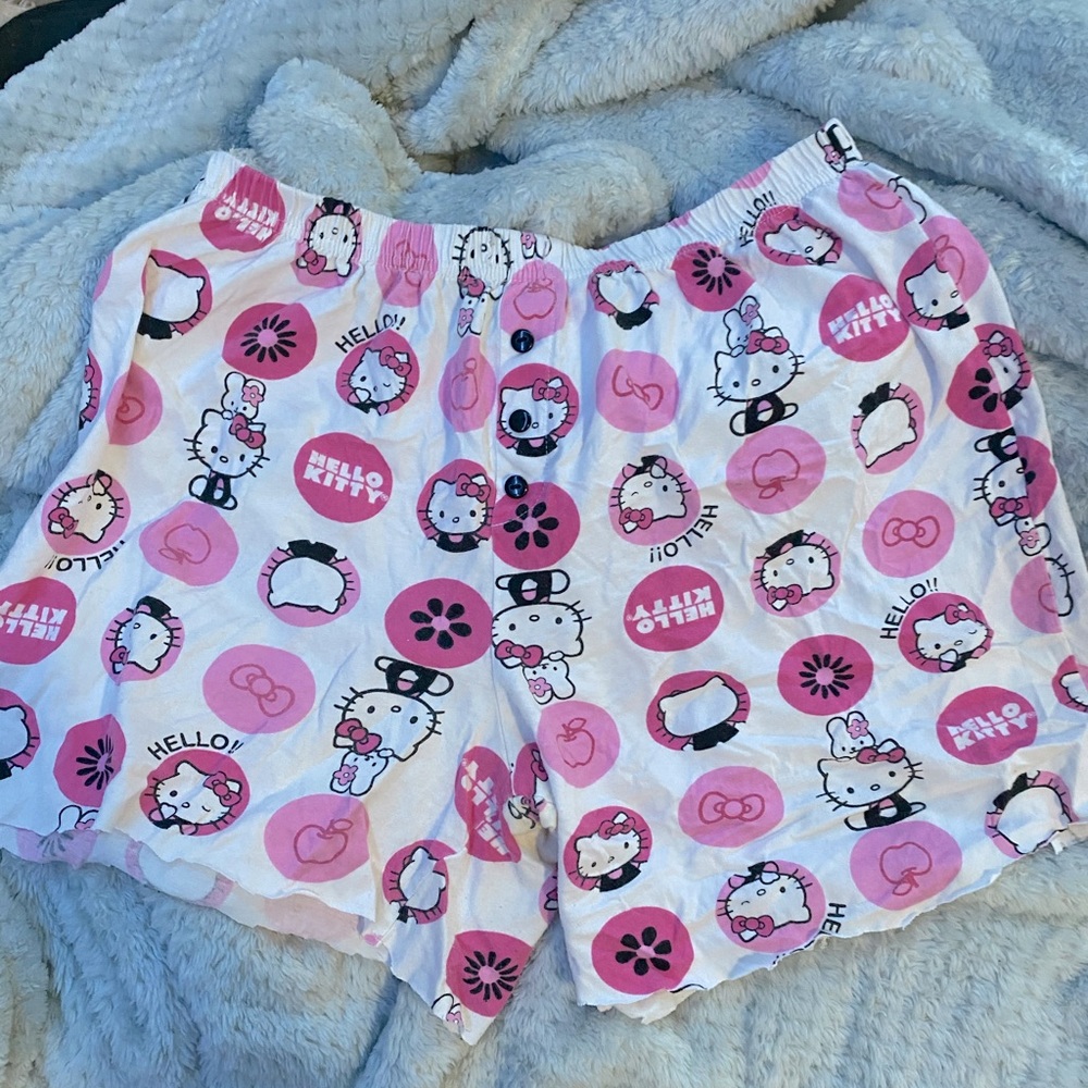 hello kitty pajama shorts